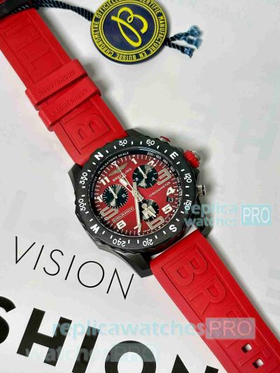 Swiss Copy Breitling Endurance Pro Ironman Special Edition 44 Red Dial Watch